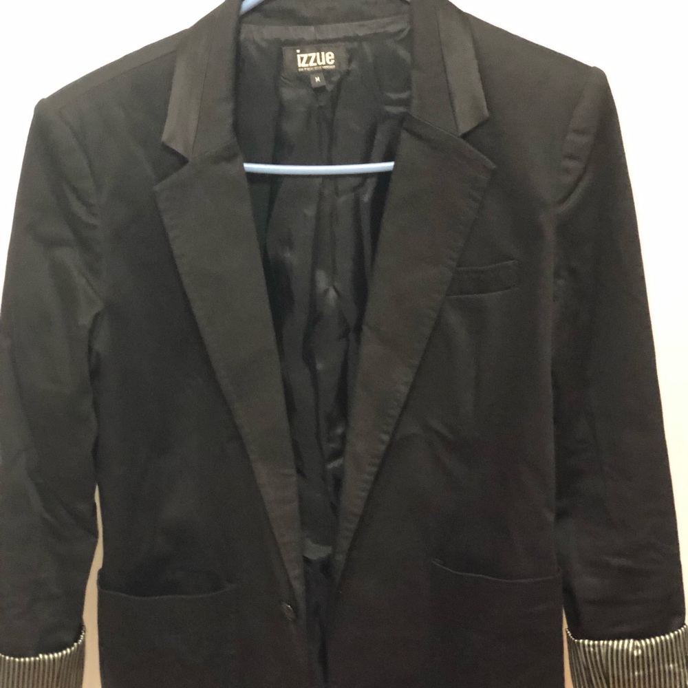 Black blazer suit